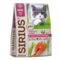 SIRIUS корм для взрослых кошек (лосось и рис), 1.5 кг