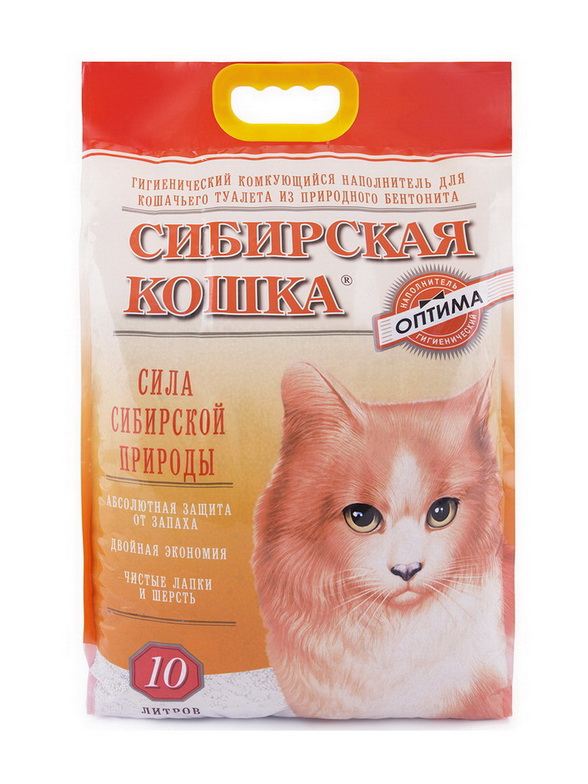 наполнитель сибирская кошка оптима
