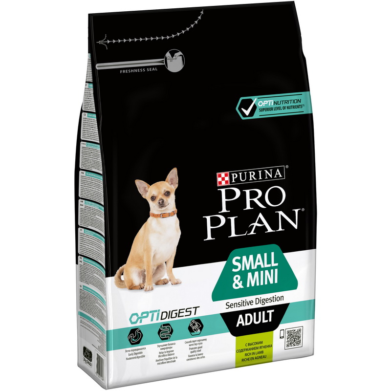 PRO PLAN корм для собак Adult Small Digestive Comfort (ягненок)